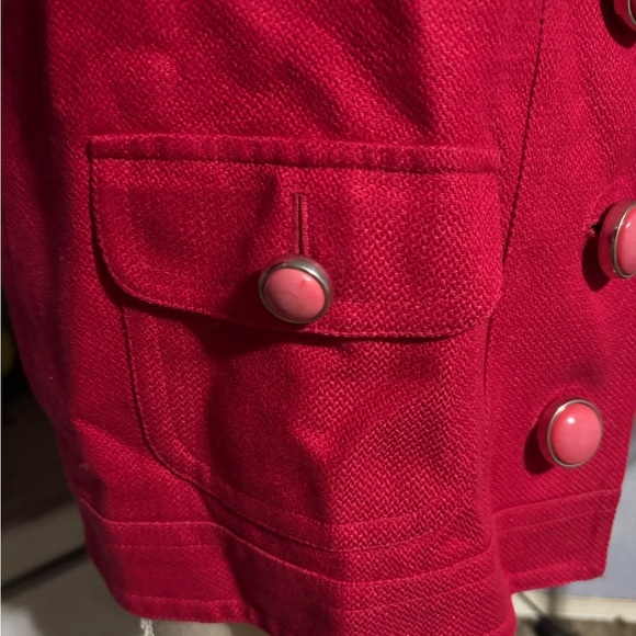 Peter Nygard Vibrant Red Blazer size 10 #retro #vintage #business casual - Picture 5 of 15